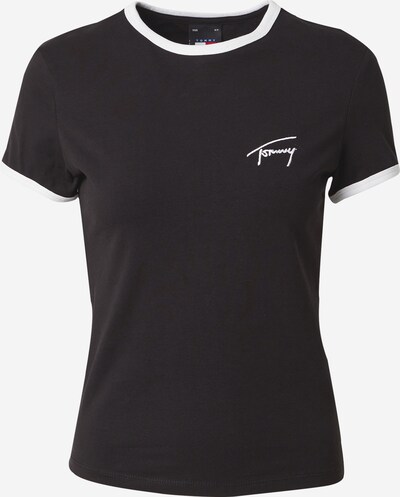 Tommy Jeans T-shirt i svart / vit, Produktvy