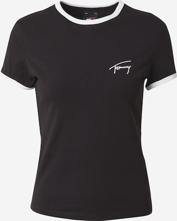 Tommy Jeans T-shirt i svart: framsida