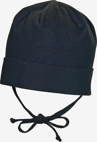 STERNTALER Beanie in Blue: front