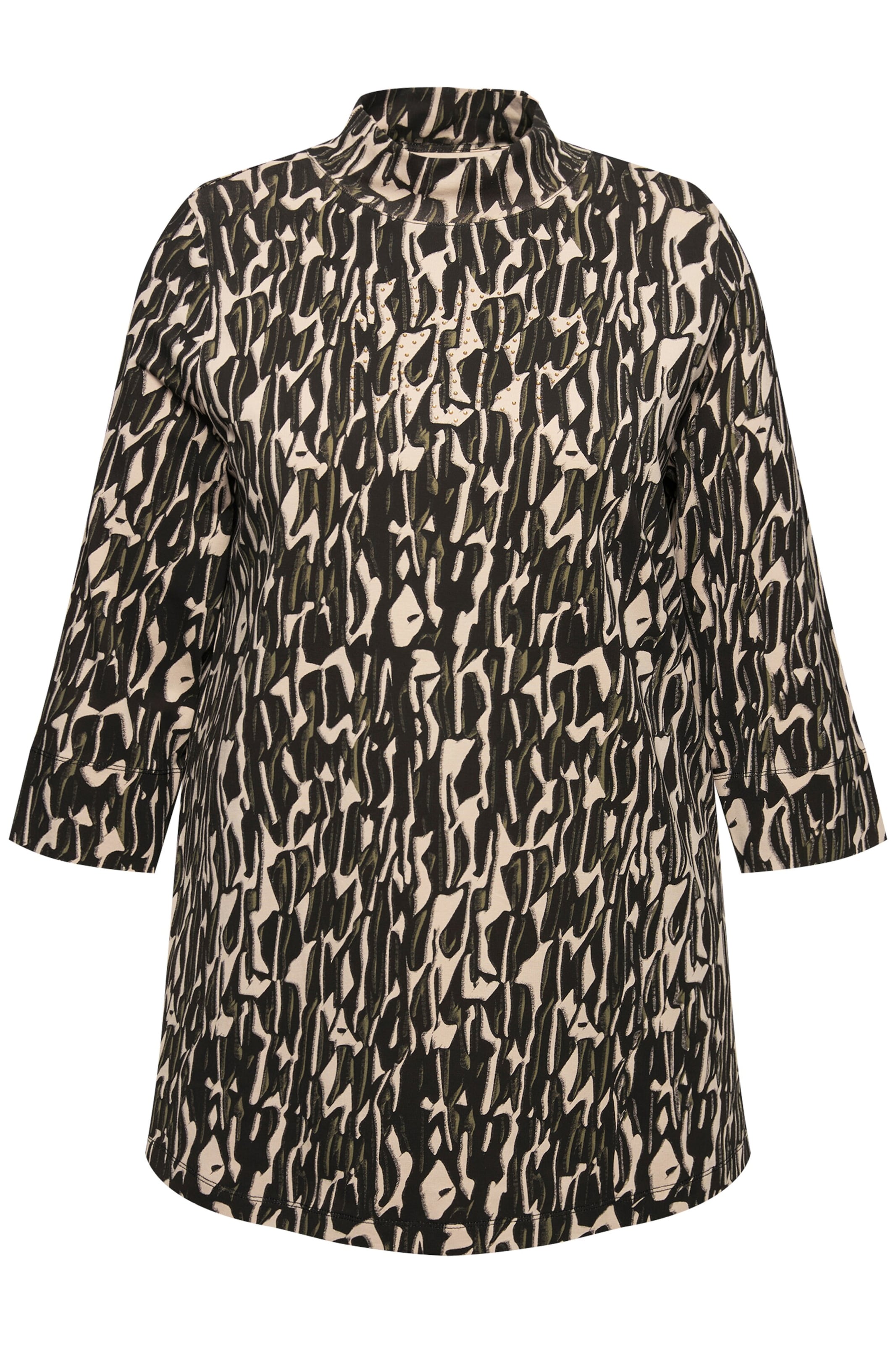 Ulla Popken Bluse in Schwarz: Vorderseite