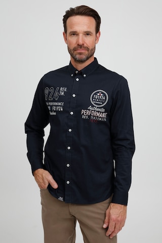 FQ1924 Regular fit Button Up Shirt in Blue: front