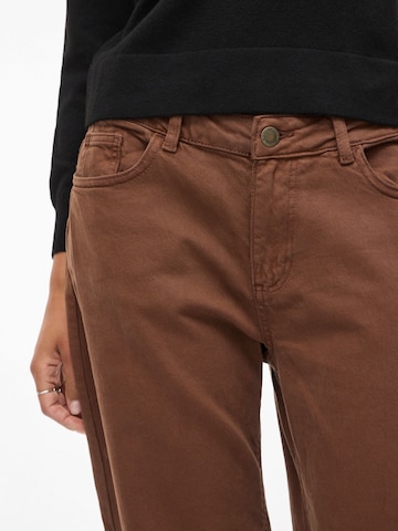 VILA Regular Jeans 'MARIA' in Bruin