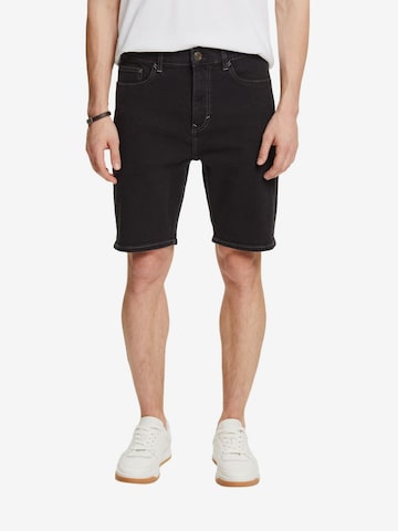 ESPRIT Regular Jeans in Black: front