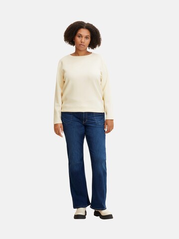 Tom Tailor Women + Boot cut Jeans in Blue: front