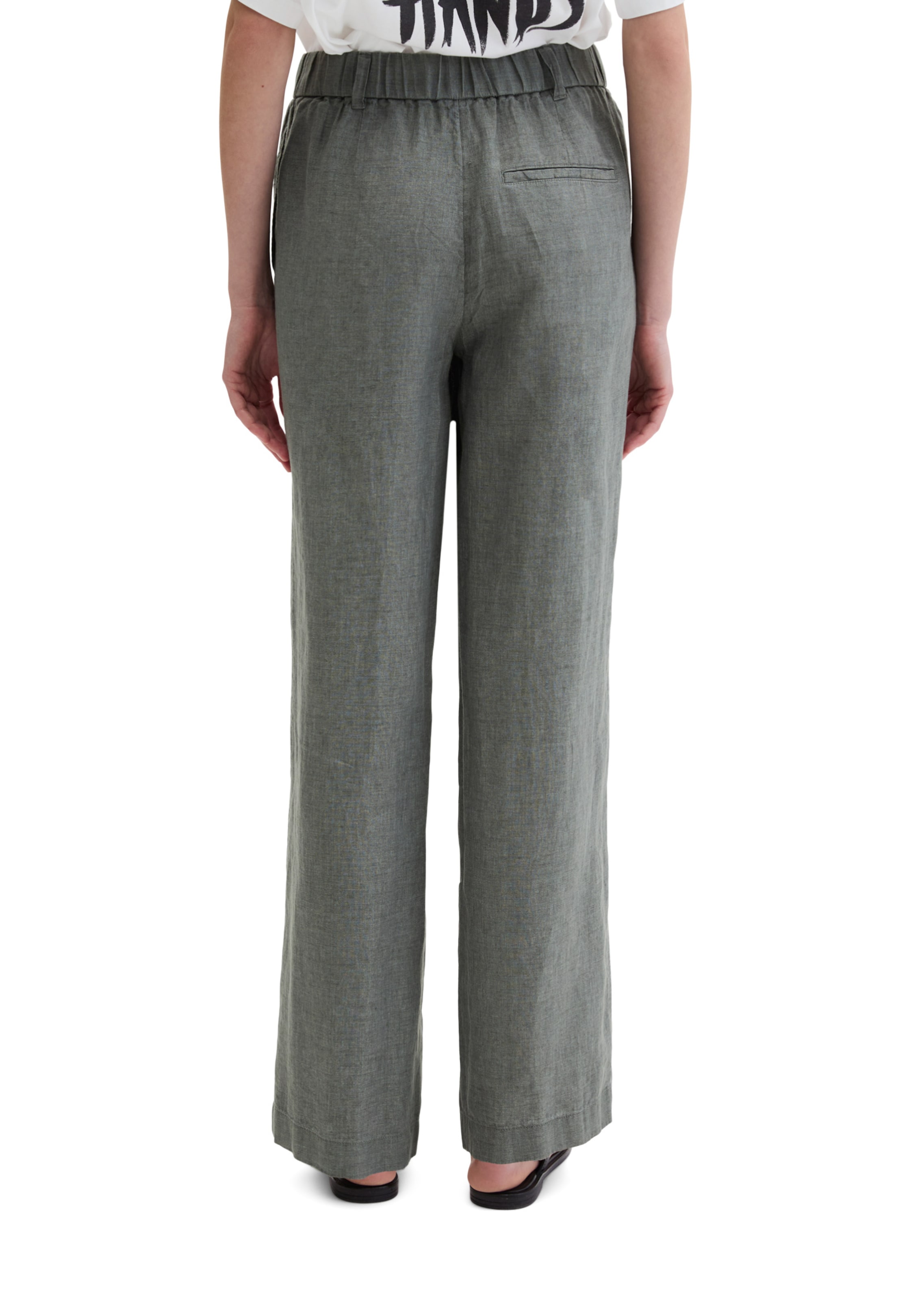 Marc O'Polo Loosefit Broek in Grijs