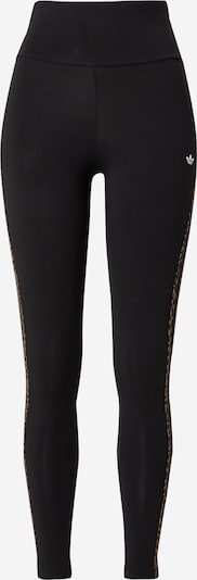 ADIDAS ORIGINALS Leggingsit värissä ruskea / basaltinharmaa / musta, Tuotenäkymä