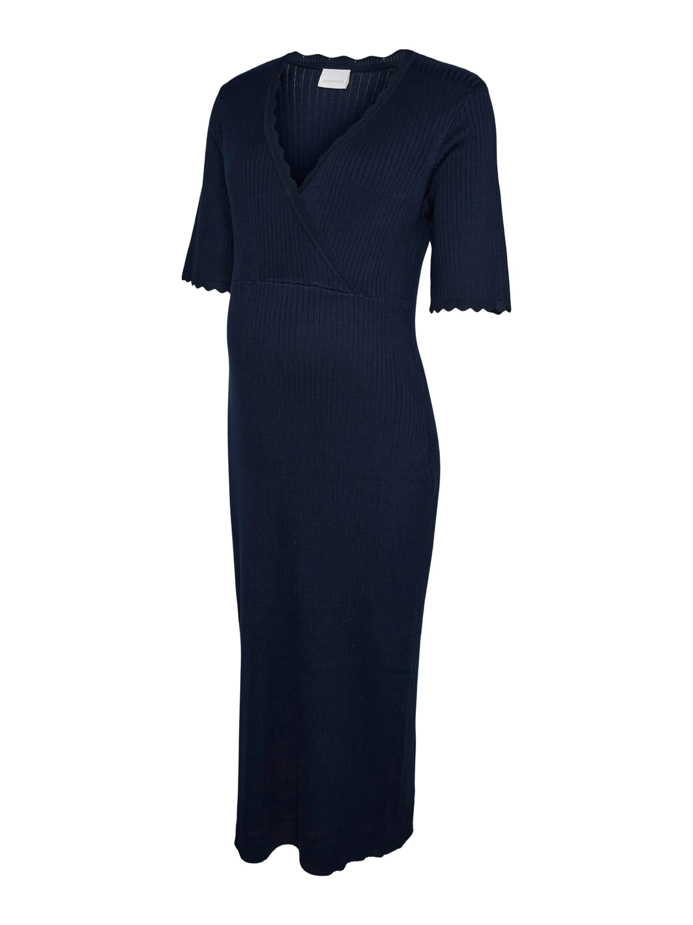 MAMALICIOUS Трикотажное платье 'MLELISA' в Синий: спереди