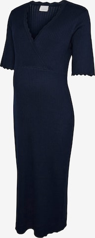 mėlyna MAMALICIOUS Megzta suknelė 'MLELISA': priekis