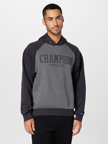 Felpa di Champion Authentic Athletic Apparel in grigio: frontale