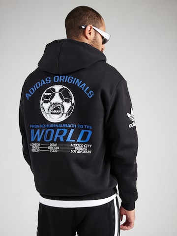 ADIDAS ORIGINALS Sweatshirt in Black: front