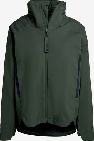 Veste outdoor ADIDAS TERREX en vert : devant