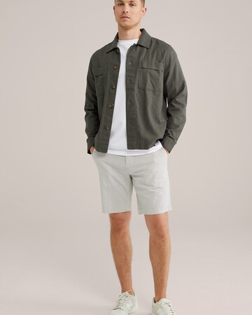Regular Pantalon chino WE Fashion en gris