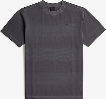 G-STAR T-Shirt - 'Washed Jacquard T-Shirt' in Grau: Vorderseite