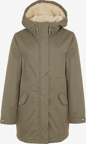 Volcom Winter Parka 'LESS IS MORE' in Beige: front