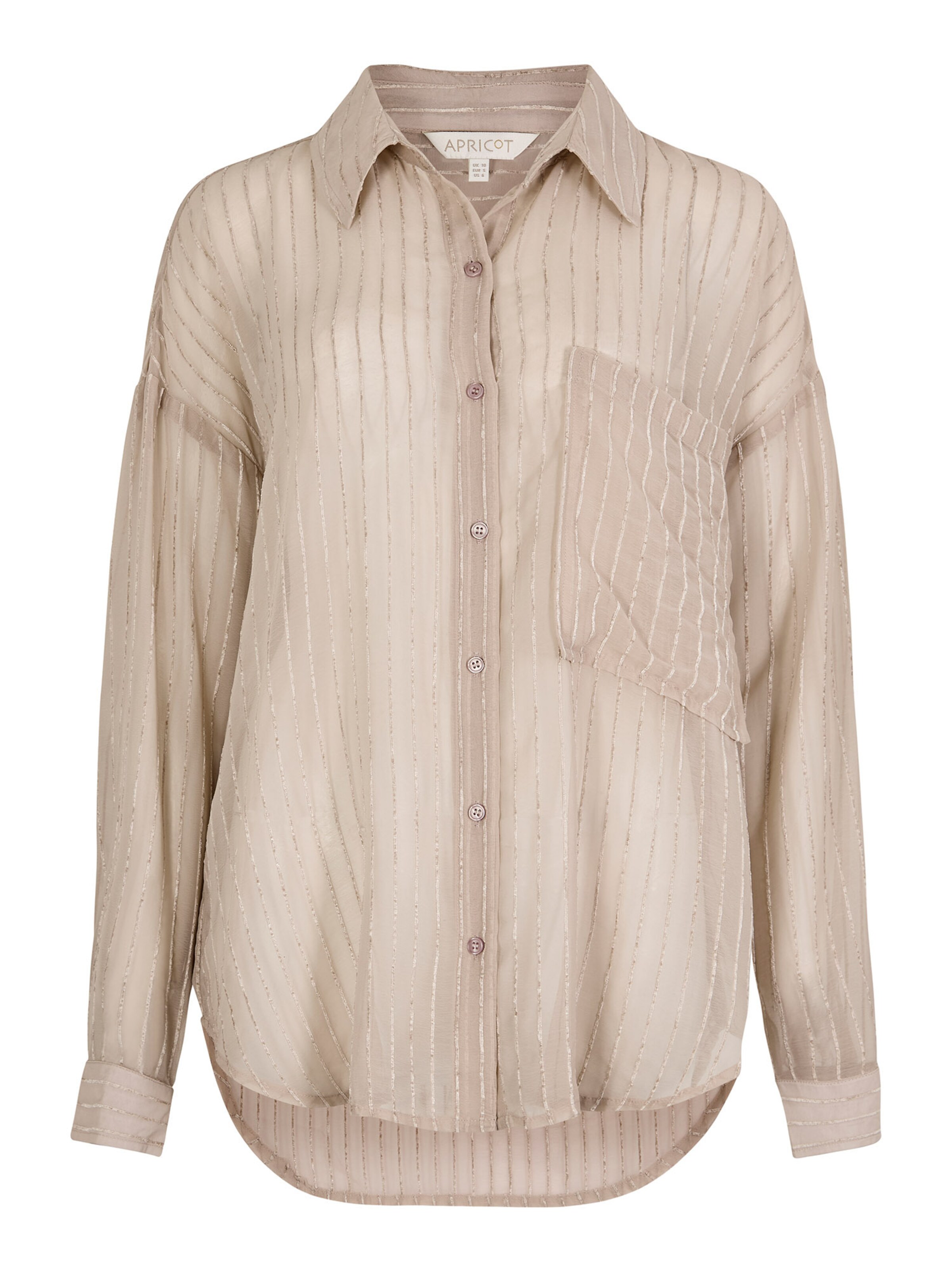 Camicia da donna ' ' di Apricot in grigio: frontale