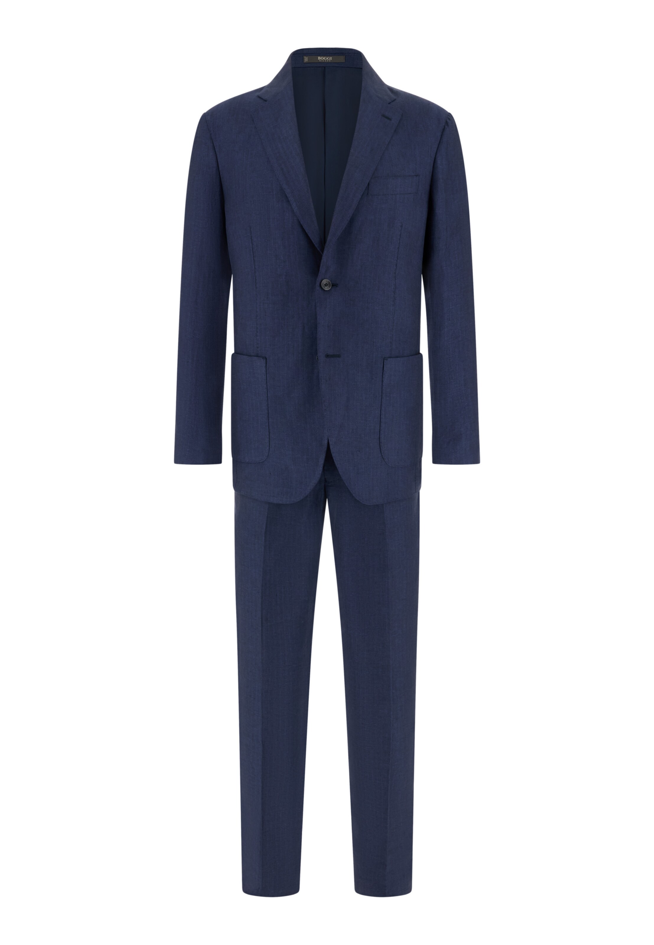 Boggi Milano Regular Anzug in Blau: Vorderseite