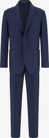 Boggi Milano Regular Anzug in Blau: Vorderseite