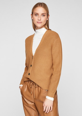 Cardigan s.Oliver en marron : devant