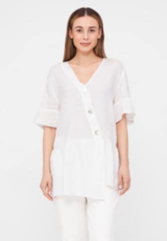 TOOche Bluse 'Harmony' in Weiß: Vorderseite