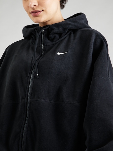 NIKE Athletic Fleece Jacket 'ONE' in Black