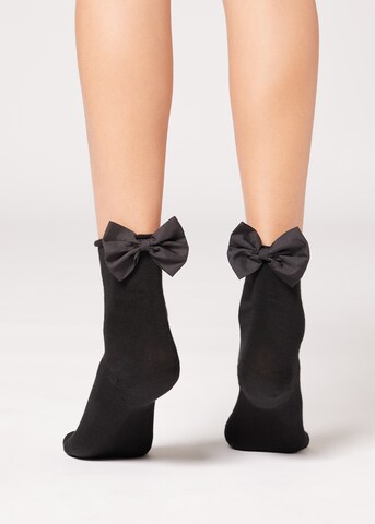 CALZEDONIA Socken in Schwarz: Vorderseite