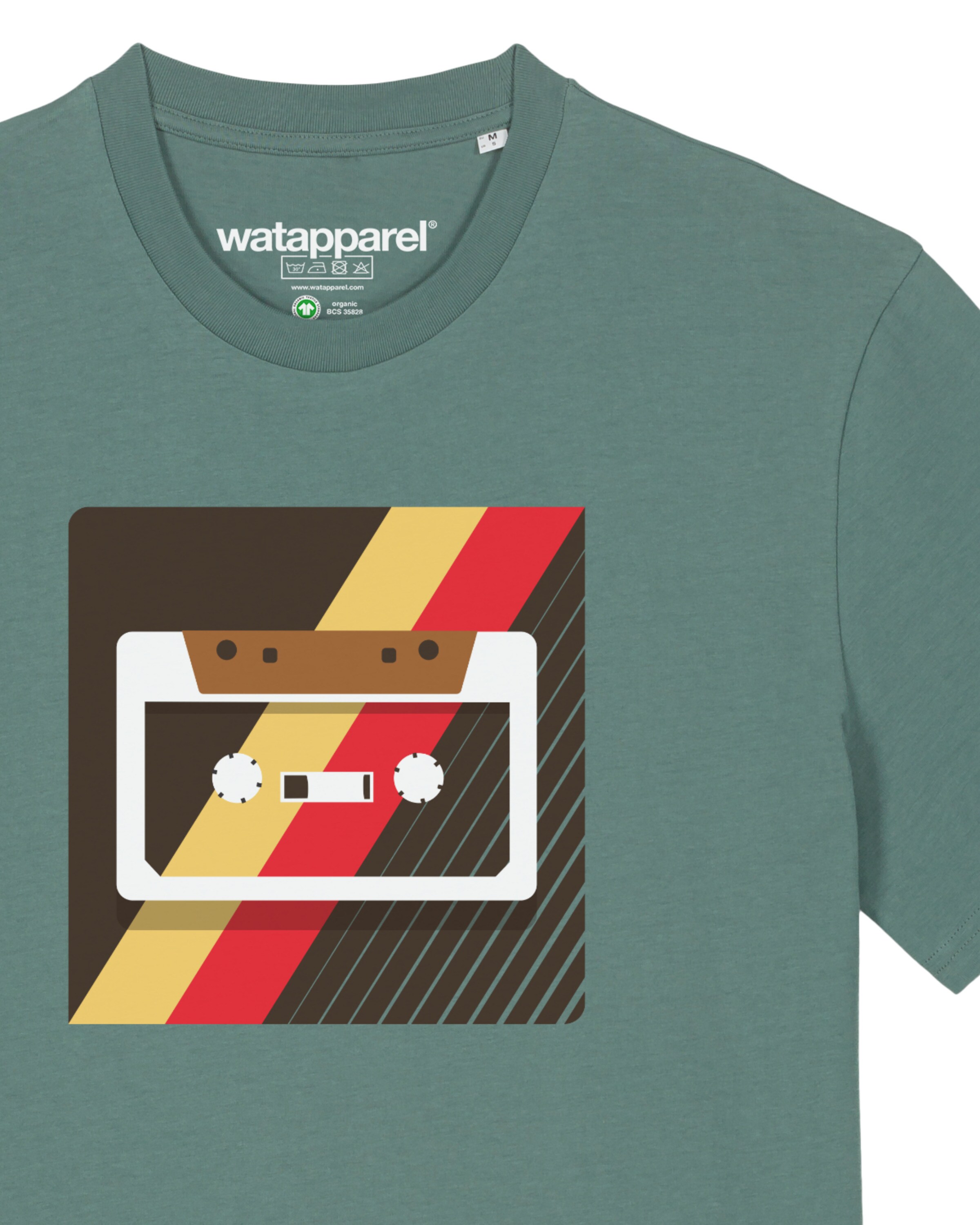 Watapparel Shirt ' Kassette ' in Groen