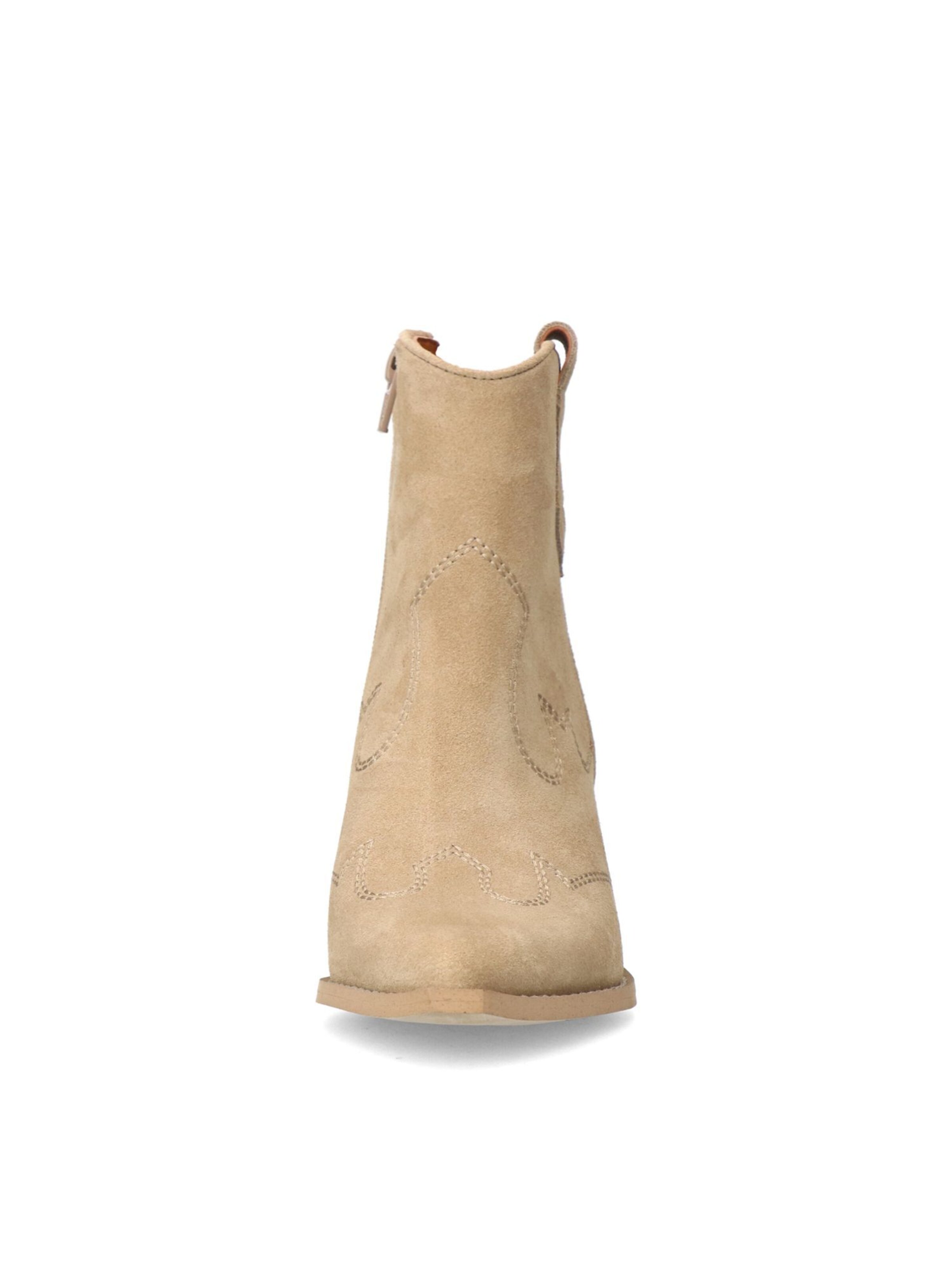 Bottes de cowboy 'Niedrige' MANFIELD en beige