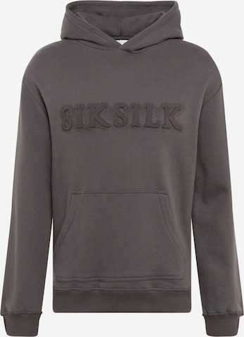 SikSilk Sweatshirt in Grey: front