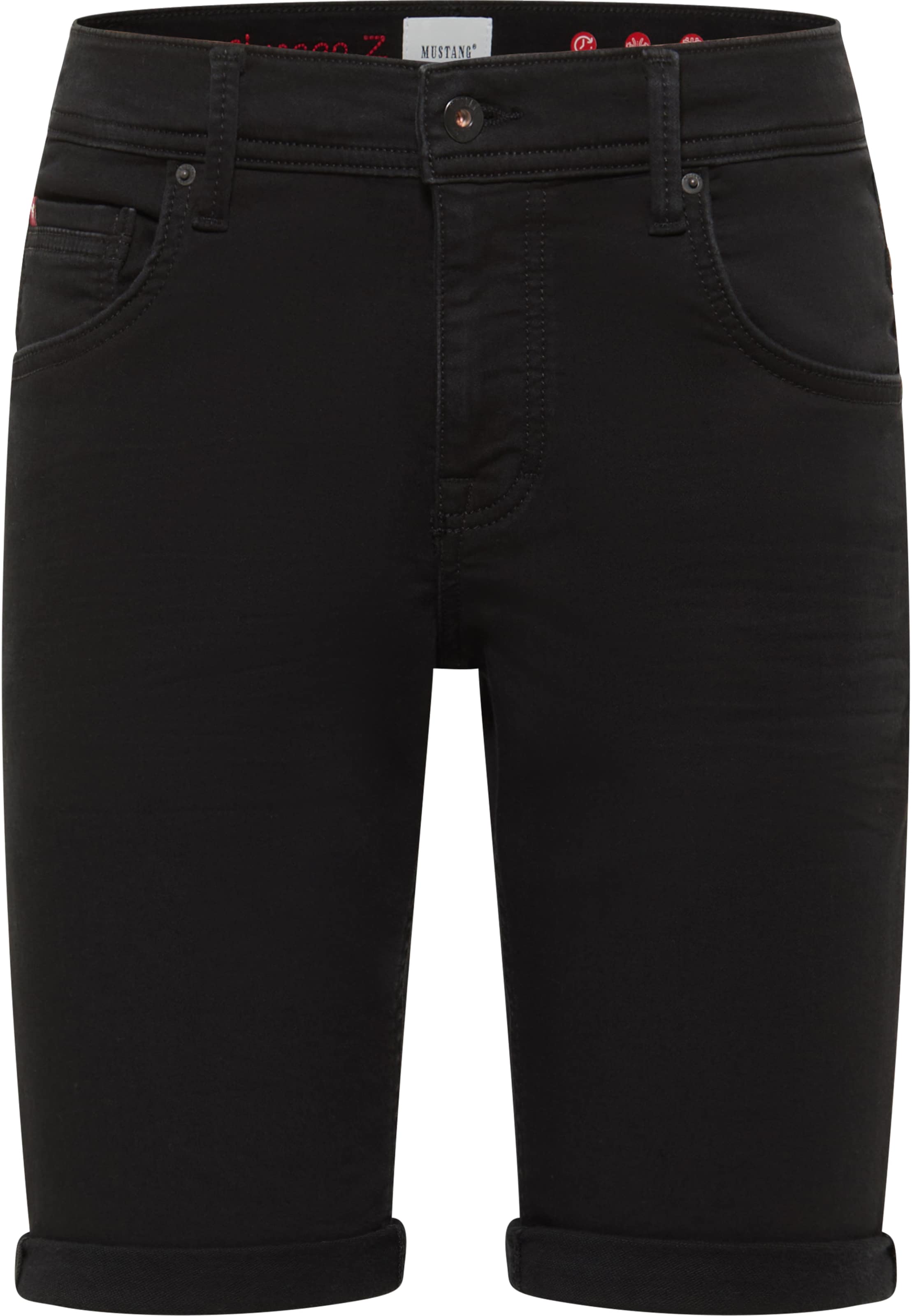 MUSTANG Slim fit Jeans 'Chicago' in Black: front