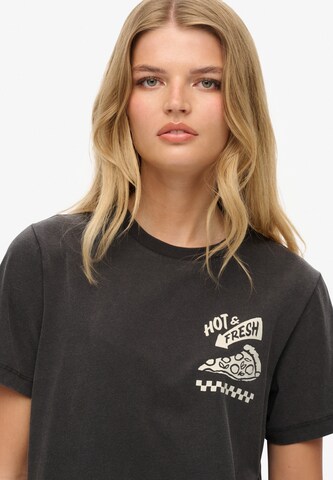 T-shirt 'Roadside Trade' Superdry en noir