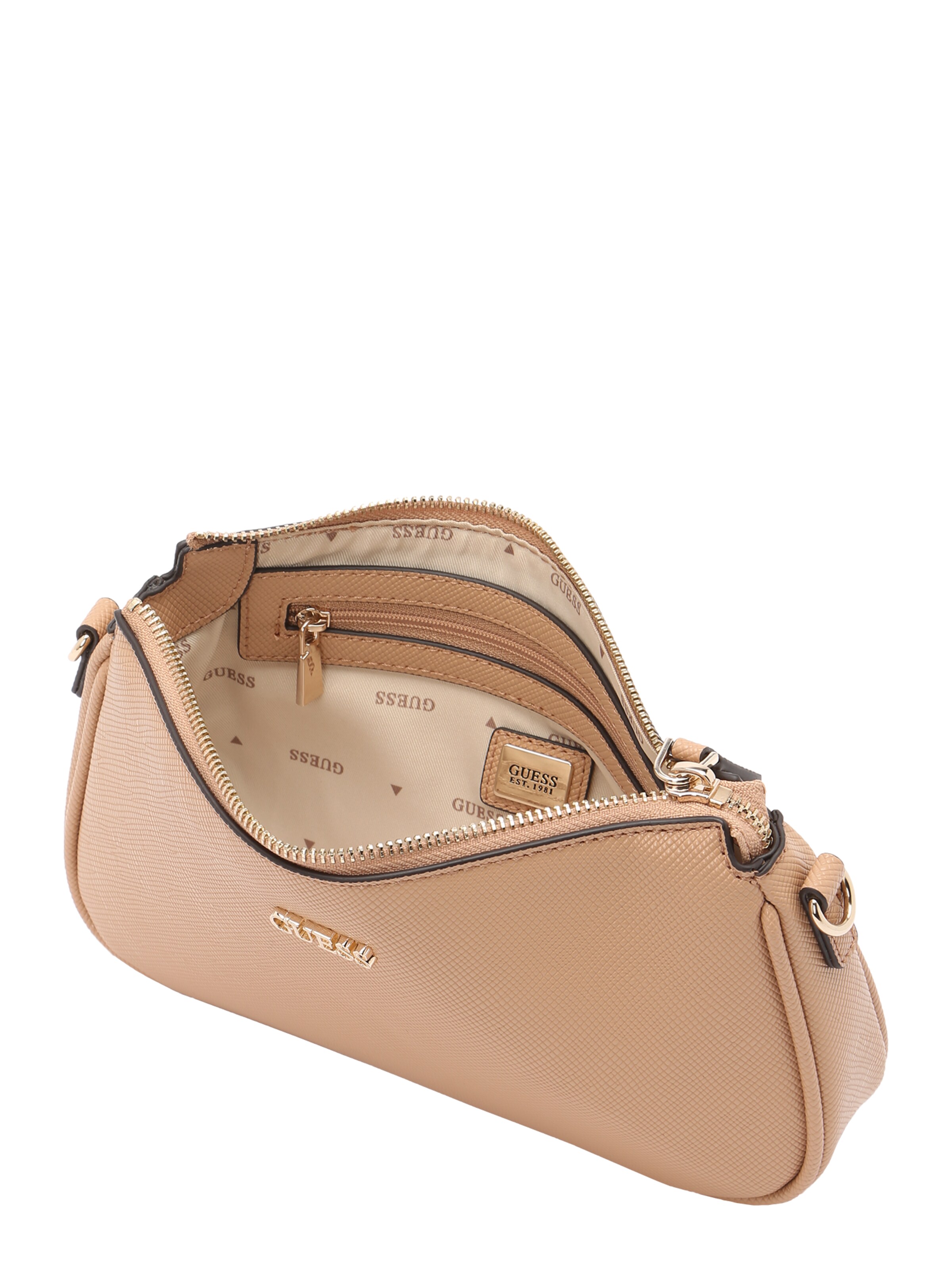 GUESS Olkalaukku 'Noelle' värissä beige