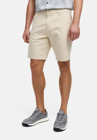 INDICODE JEANS Regular Trousers 'Seven' in White