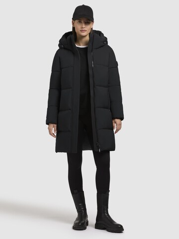 Cappotto invernale 'Haya Matt' di khujo in nero