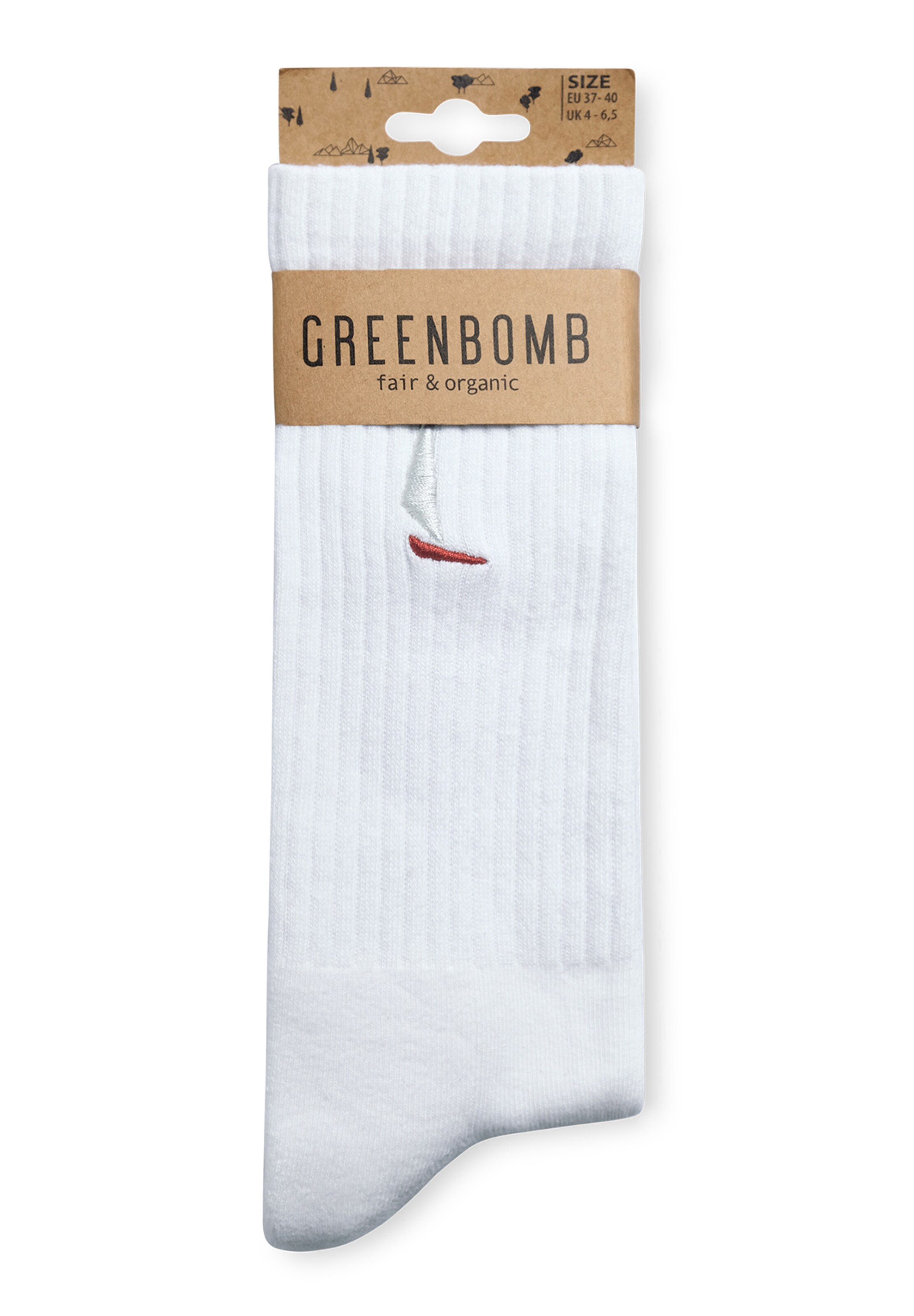 GREENBOMB Sokken in Wit