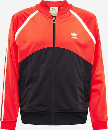 Veste mi-saison 'Sst Blocked' ADIDAS ORIGINALS en rouge : devant