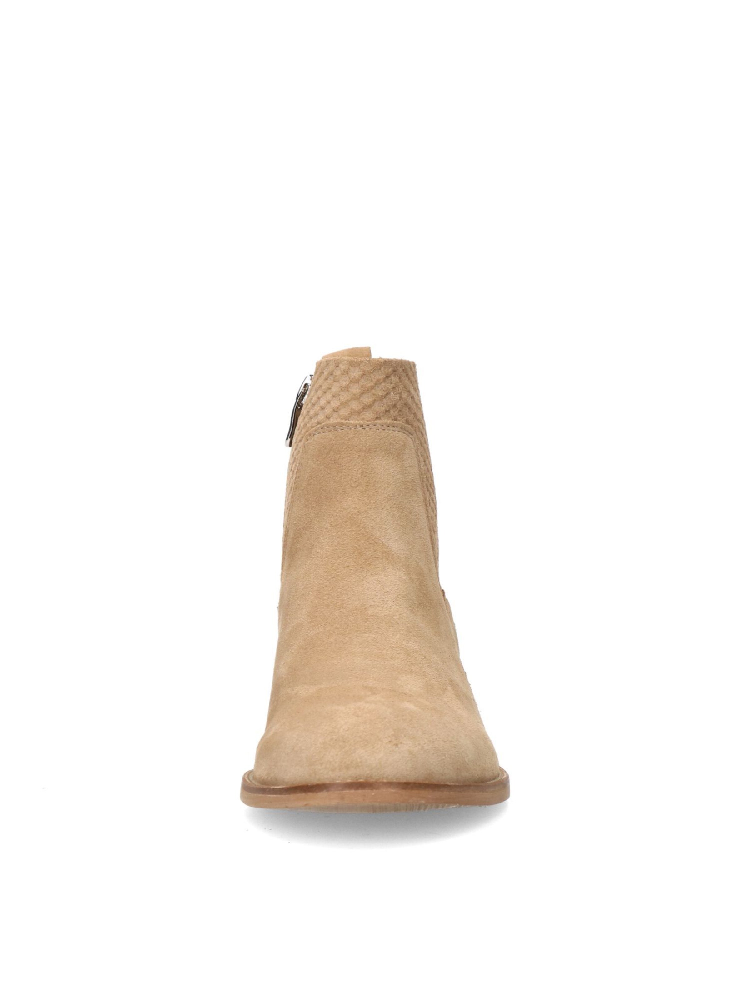 MANFIELD Stiefelette in Beige