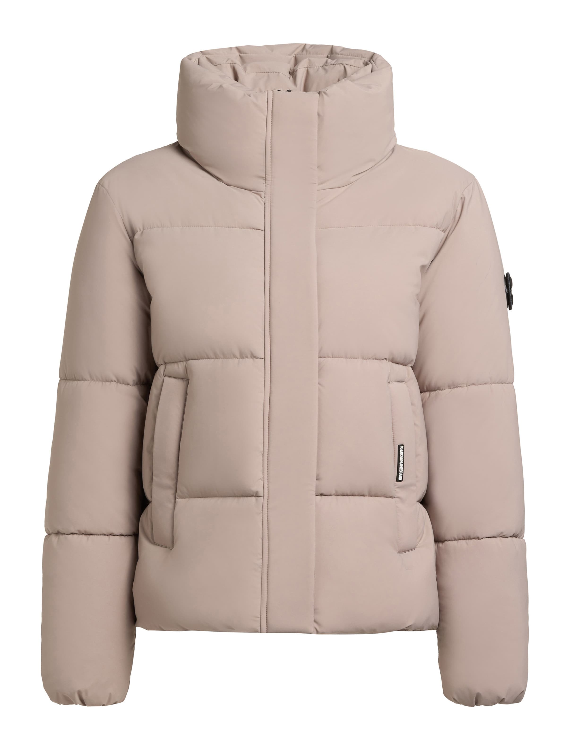 khujo Zimní bunda 'Rinja2 Matt' – béžová: přední strana