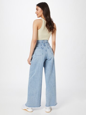 7 for all mankind Wide Leg Jeans 'ZOEY' in Blau