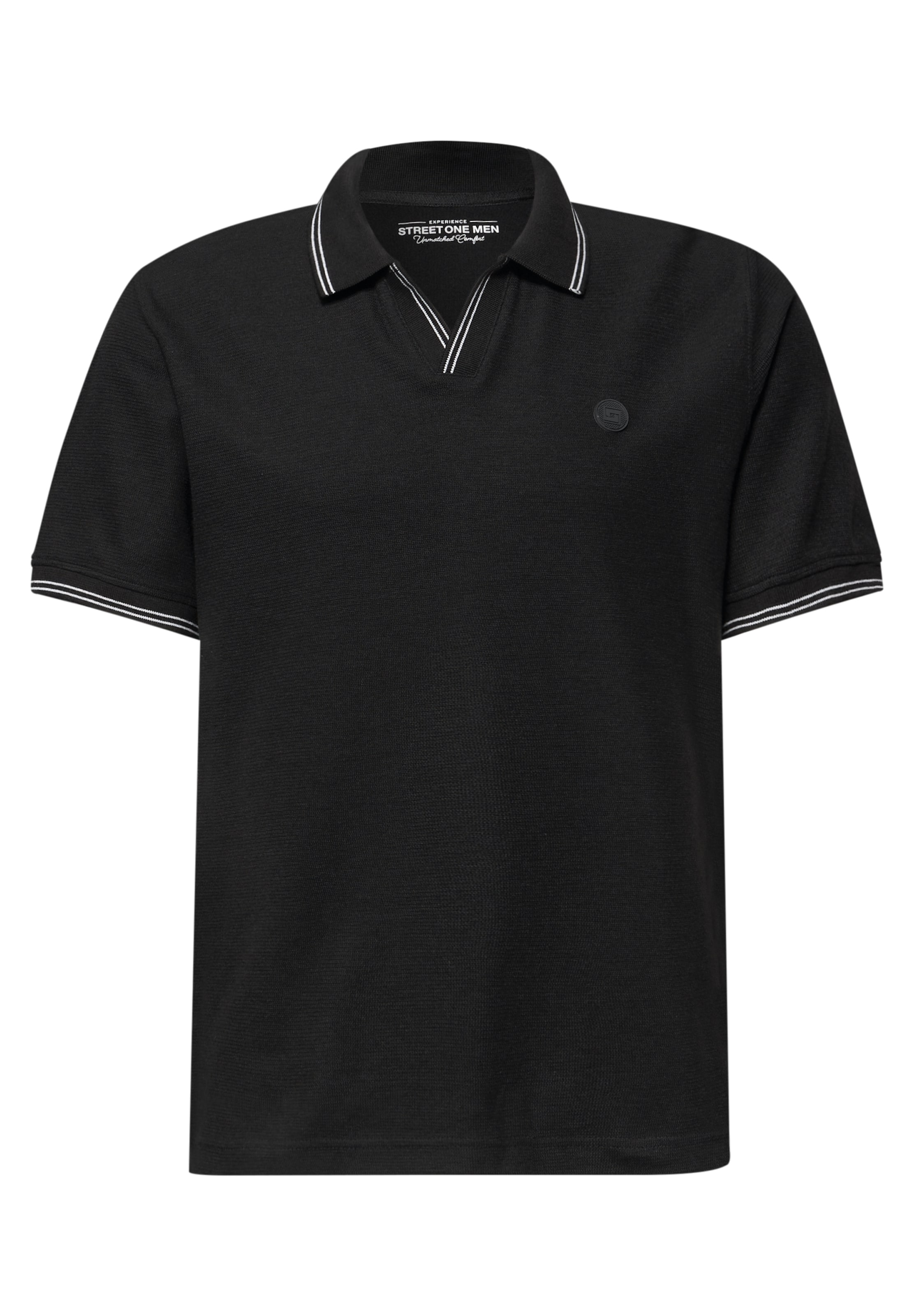 Street One MEN Shirt in Black: front