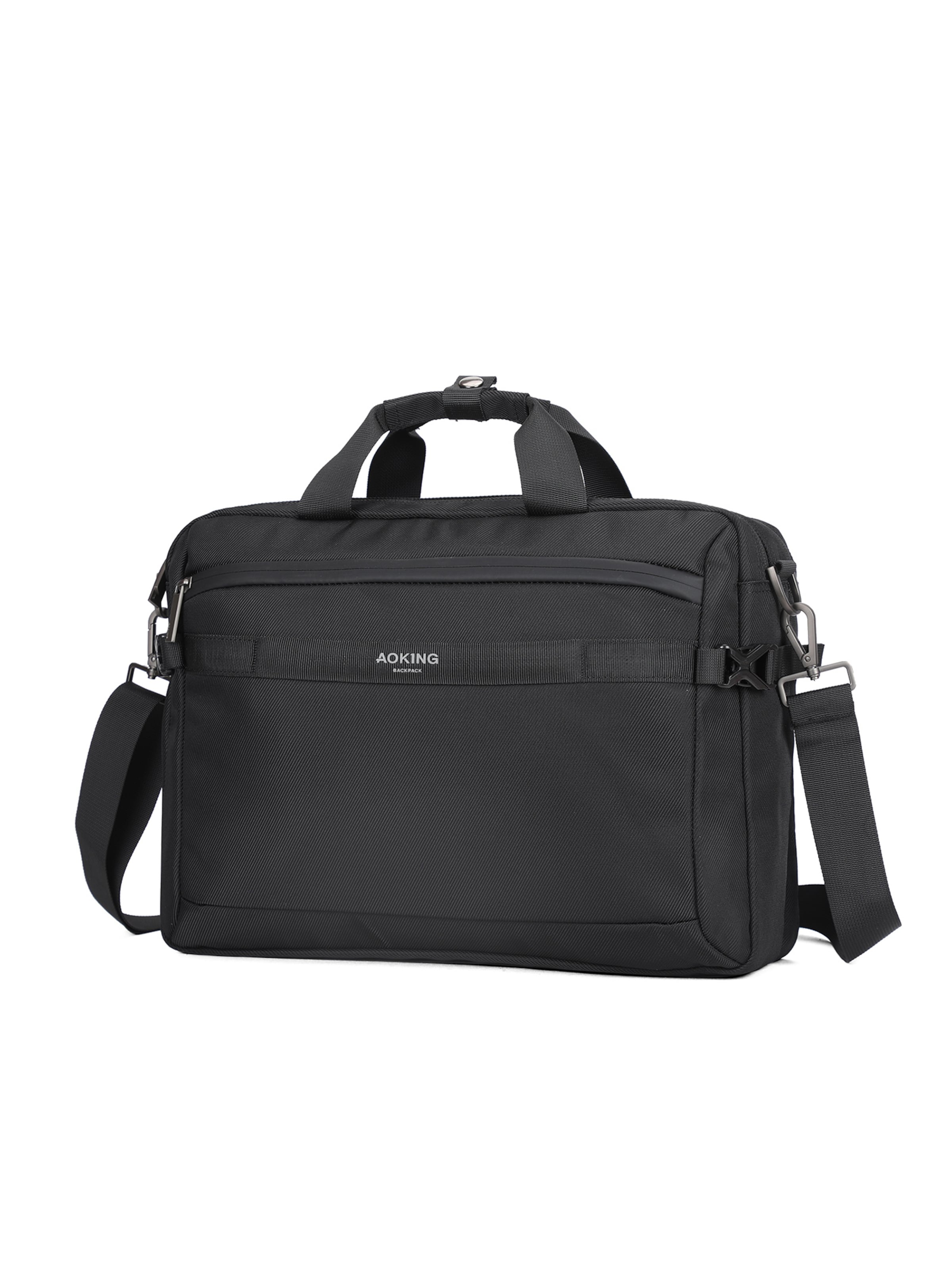 Borsa per laptop di Aoking in nero: frontale