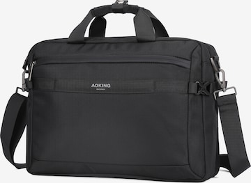 Borsa per laptop di Aoking in nero: frontale