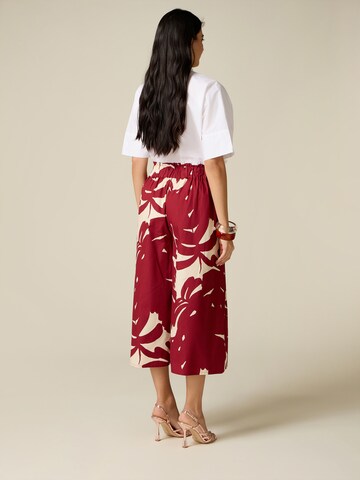 oltre Wide Leg Hose‌‌‌ in Rot