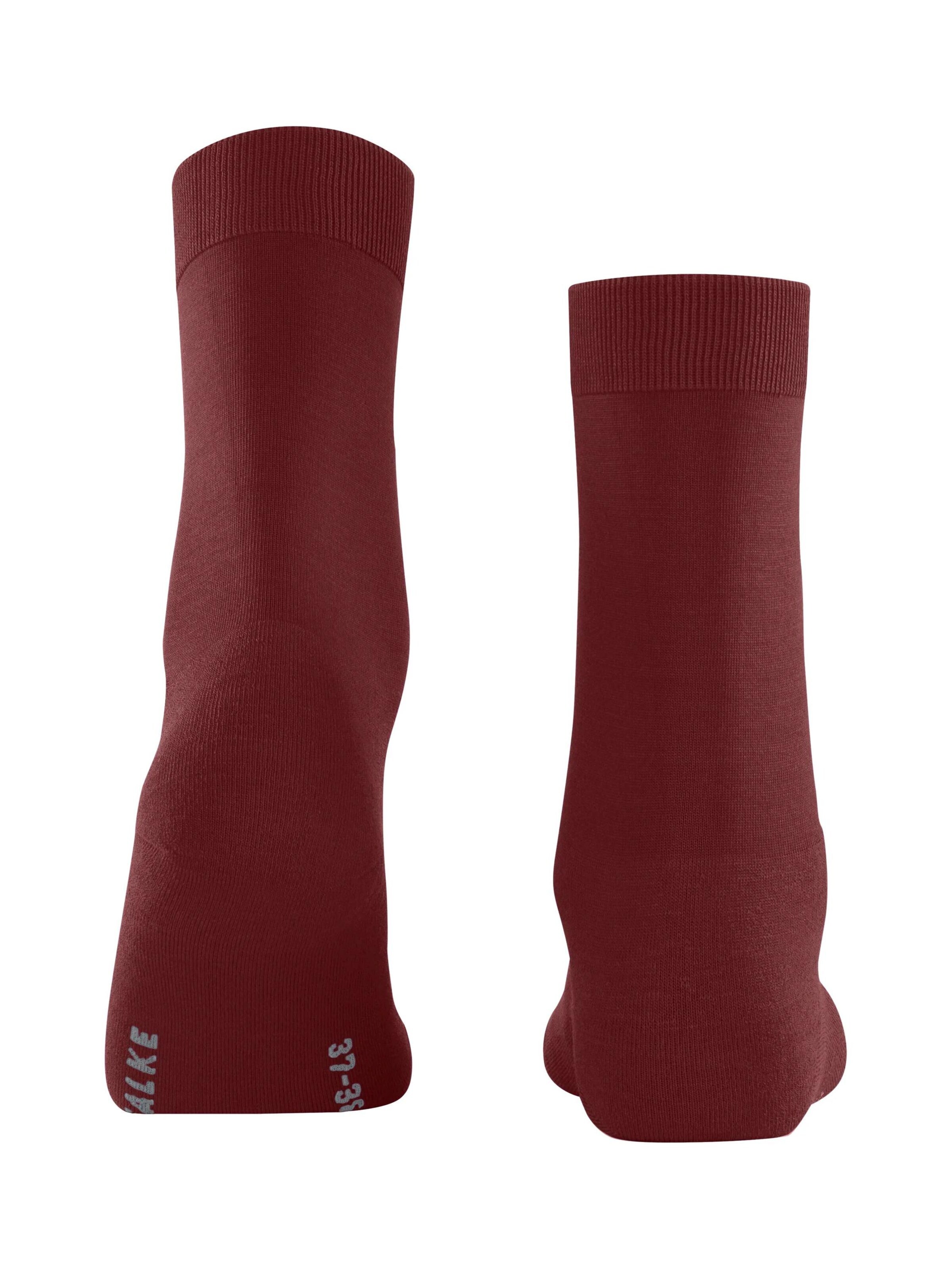 FALKE Socks 'ClimaWool' in Red
