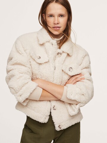 MANGO TEEN Between-Season Jacket in White