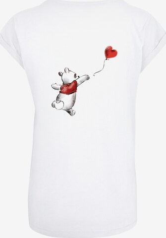F4NT4STIC T-Shirt 'Disney Winnie & Balloon' in Weiß