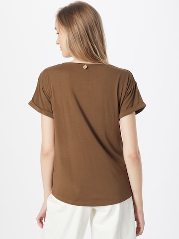 T-shirt 'Amy' Claire en marron