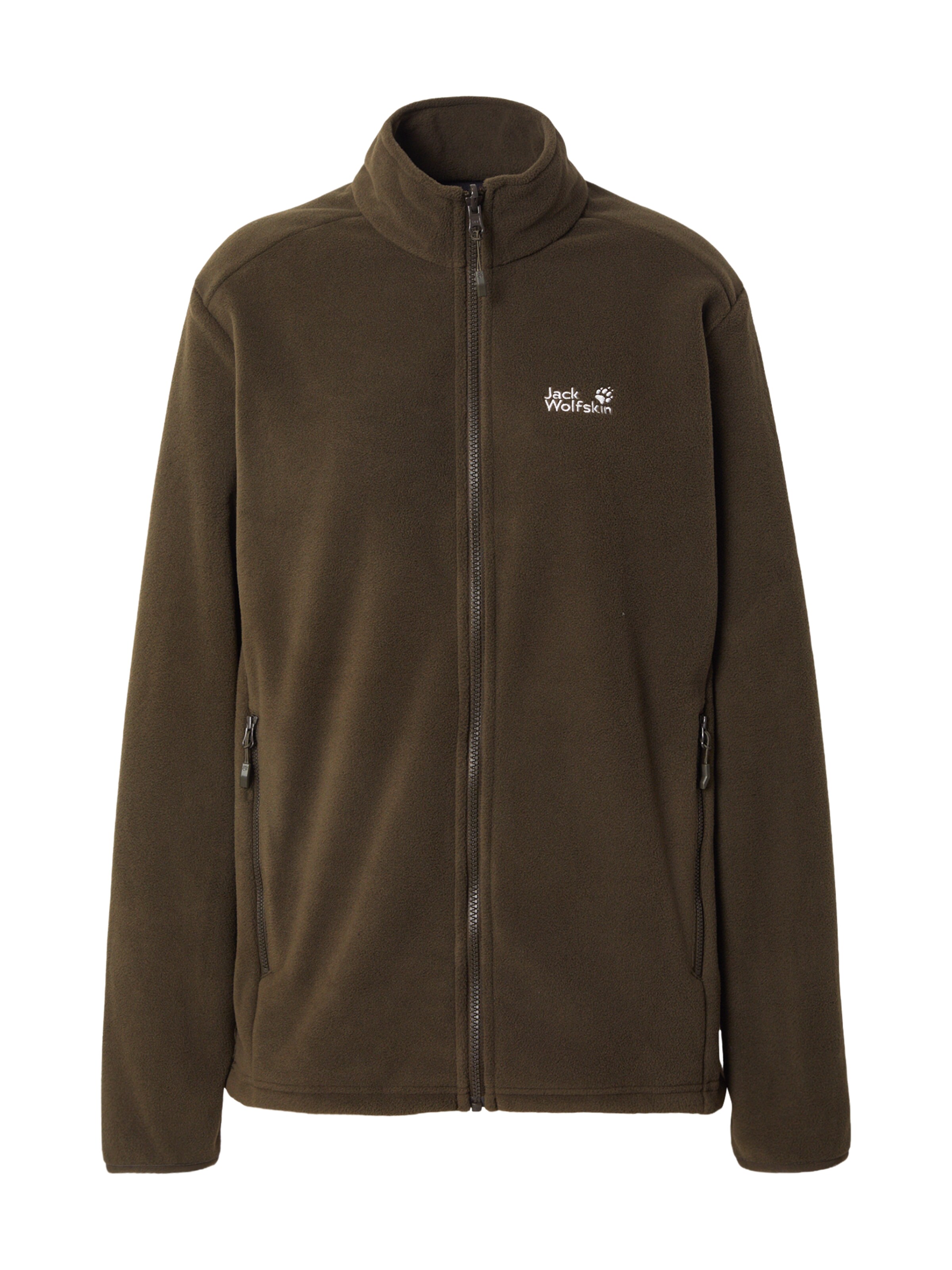 zaļš JACK WOLFSKIN Funkcionāla flīsa jaka 'TAUNUS 200': no priekšpuses