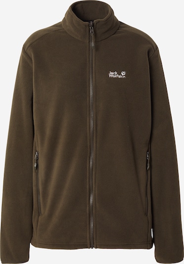 JACK WOLFSKIN Funkční fleecová mikina 'TAUNUS 200' ve velikosti S - khaki, Produkt