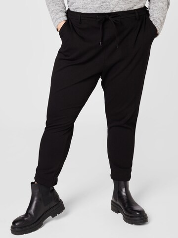 Zizzi Zwężany krój Spodnie 'Maddison' w kolorze czarny: przód