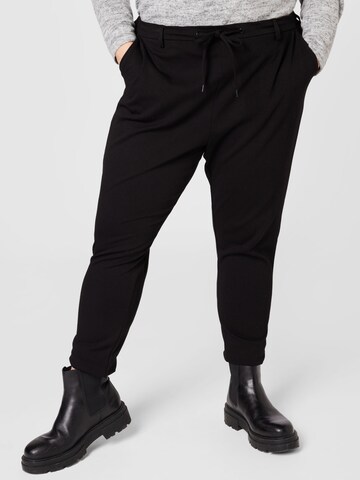 Zizzi Tapered Broek 'Maddison' in Zwart: voorkant